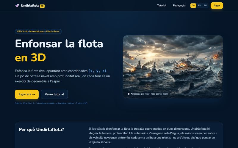 Pàgina d'inici de Enfonsar la flota